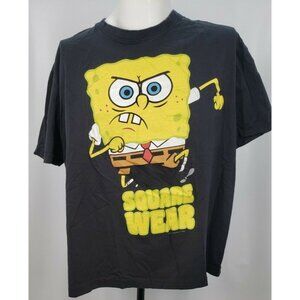 Sponge Bob Square Pants Nickelodeon Square Wear Men's XL T-Shirt 2011 Unisex